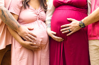 McKenzie & Micayla & family-maternity